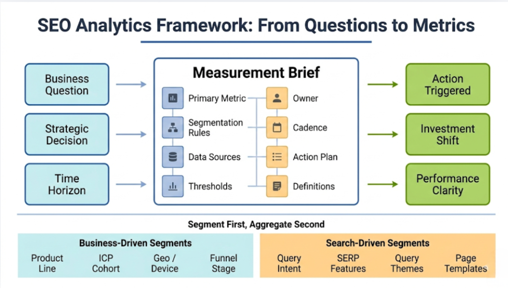 SEO Analytics Framework: From Business Questions to Metrics