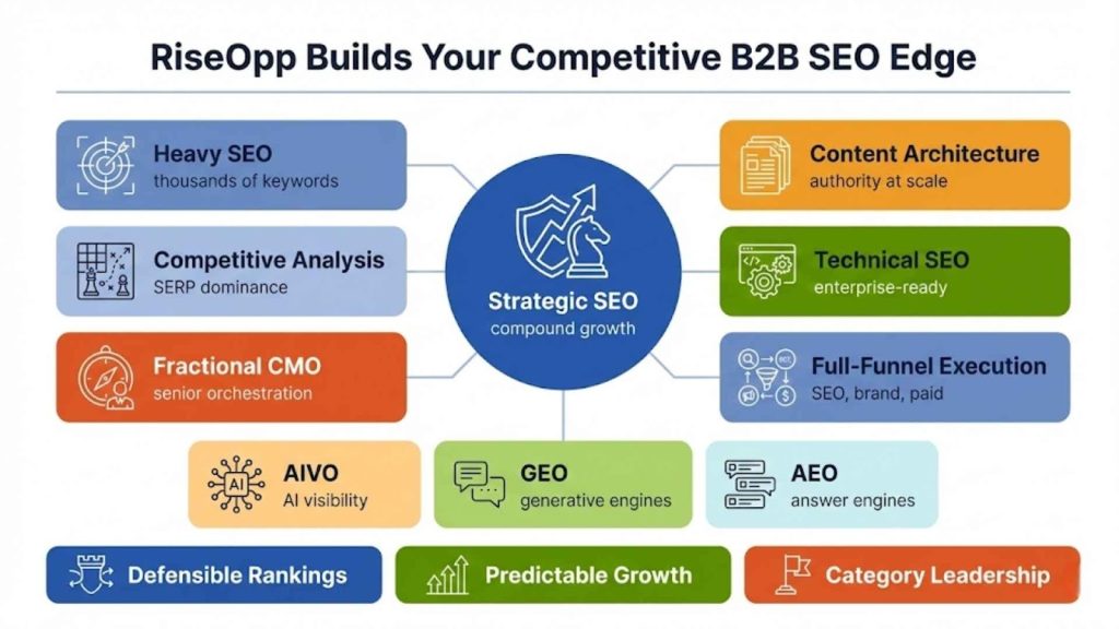 How RiseOpp Helps You Build a Competitive B2B SEO Edge