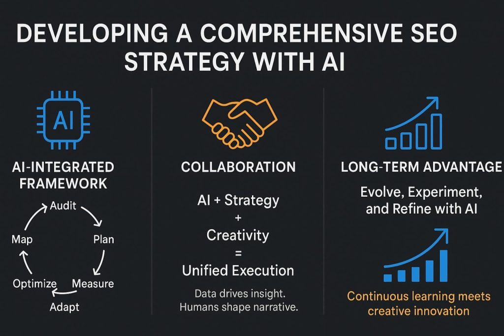 Developing a Comprehensive SEO Strategy with AI