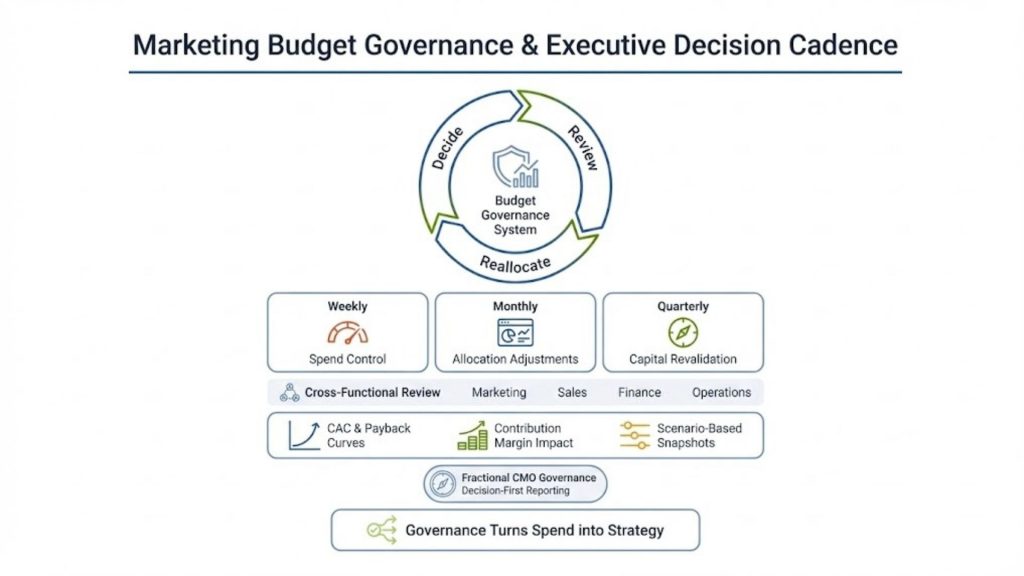 Budget Governance, Reporting, and Executive Decision Cadence