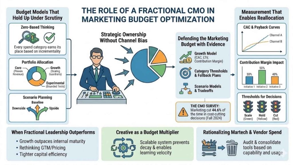 The Role of a Fractional CMO in Budget Optimization