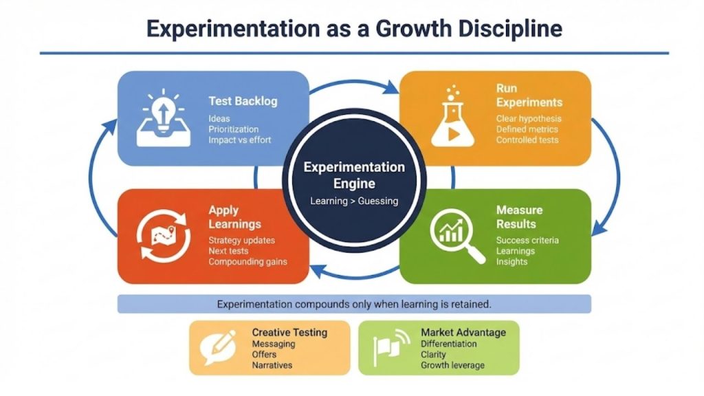 Experimentation as a Growth Discipline