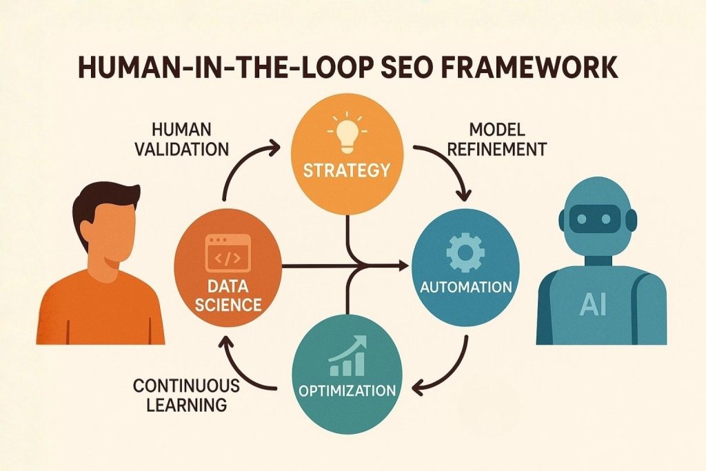 Human-in-the-Loop SEO Framework