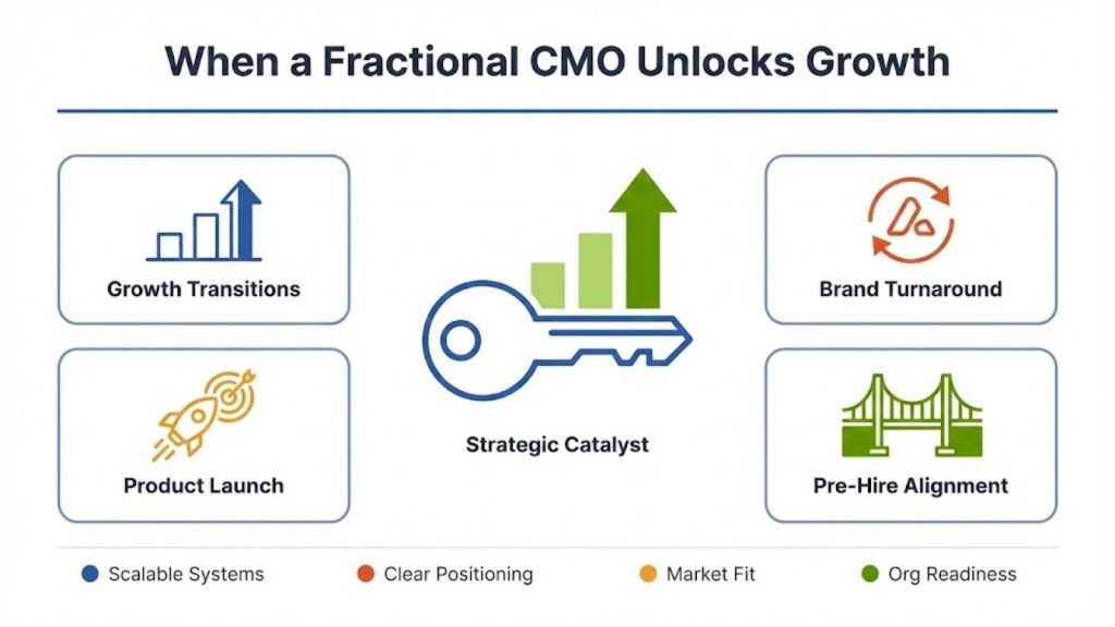 Business Scenarios Where a Fractional CMO Unlocks Growth