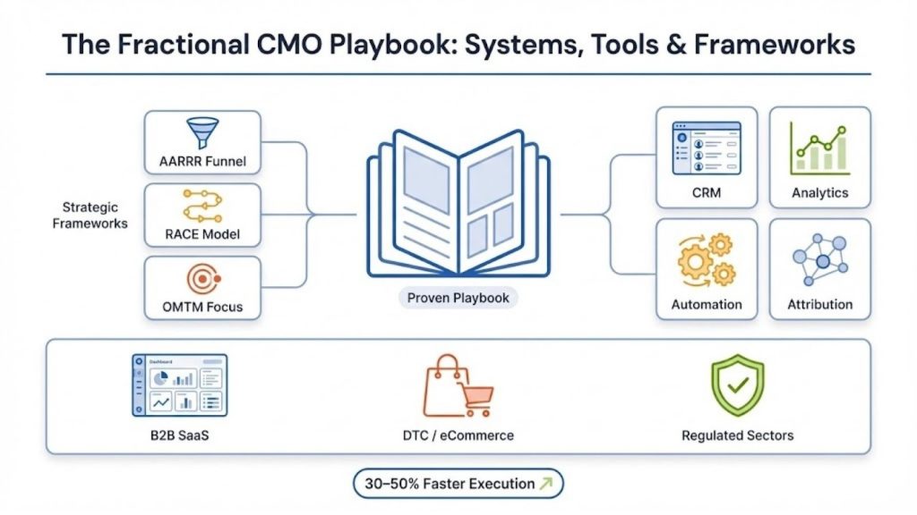 The Fractional CMO Playbook, Systems, Tools & Frameworks