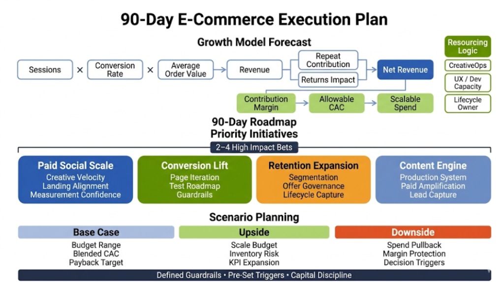 The 90-day e-commerce business plan (execution-grade)