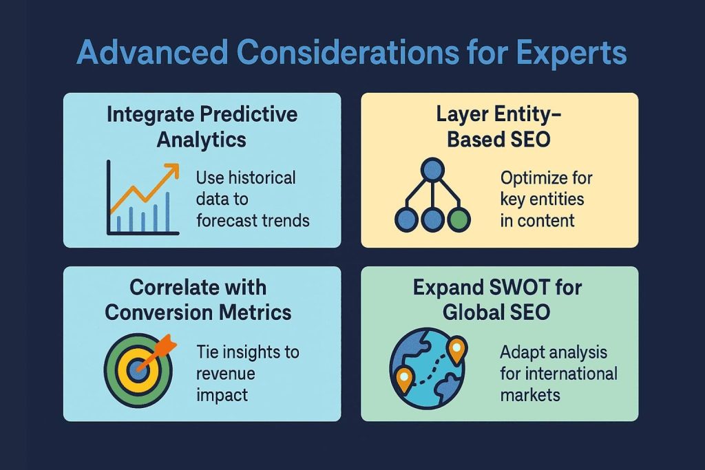 Advanced considerations for experts