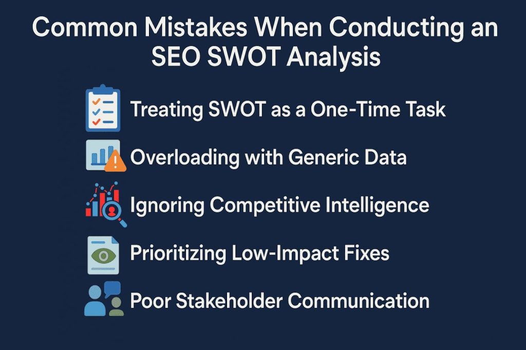 Common Mistakes When Conducting an SEO SWOT Analysis