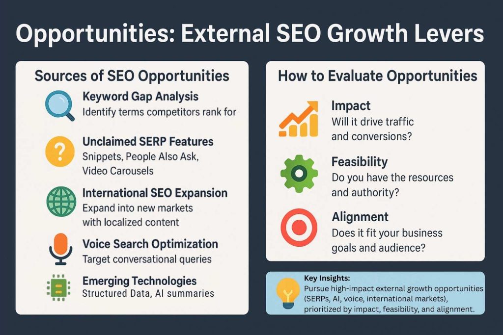 Opportunities: External SEO Growth Levers