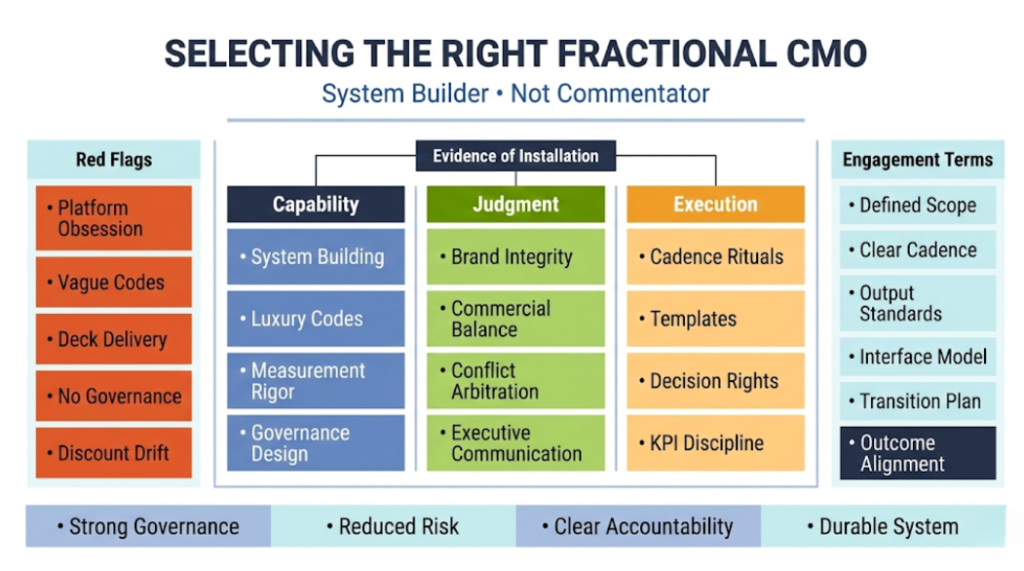 Selecting the right fractional CMO