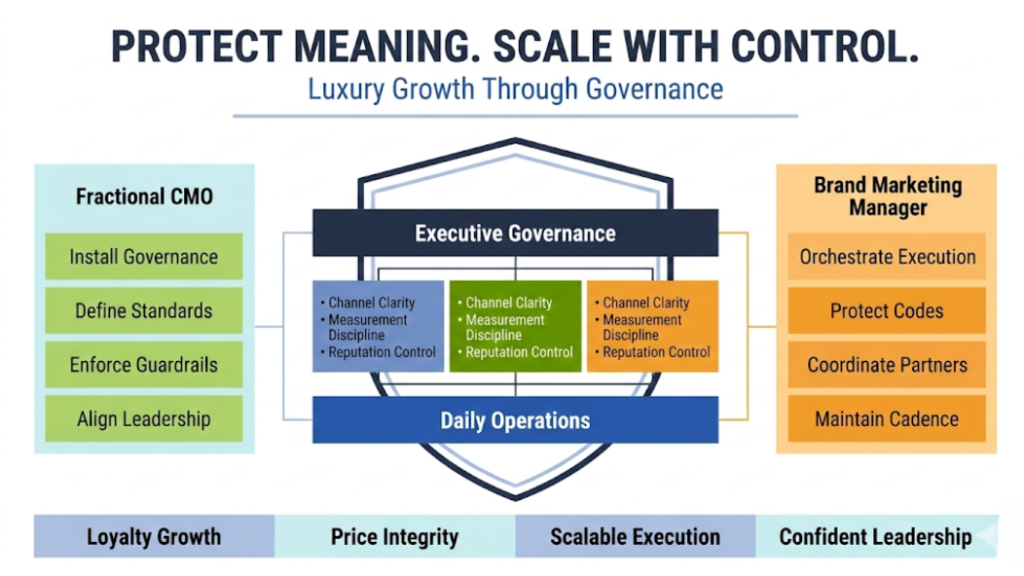 Luxury brands win when they protect meaning while scaling execution