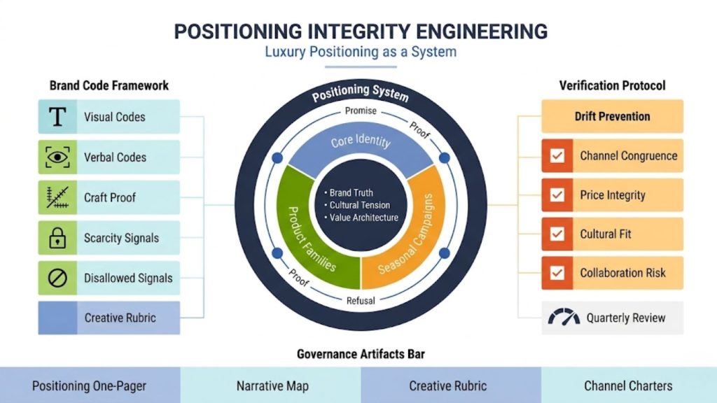 Positioning Integrity Engineering: luxury brand positioning as a system