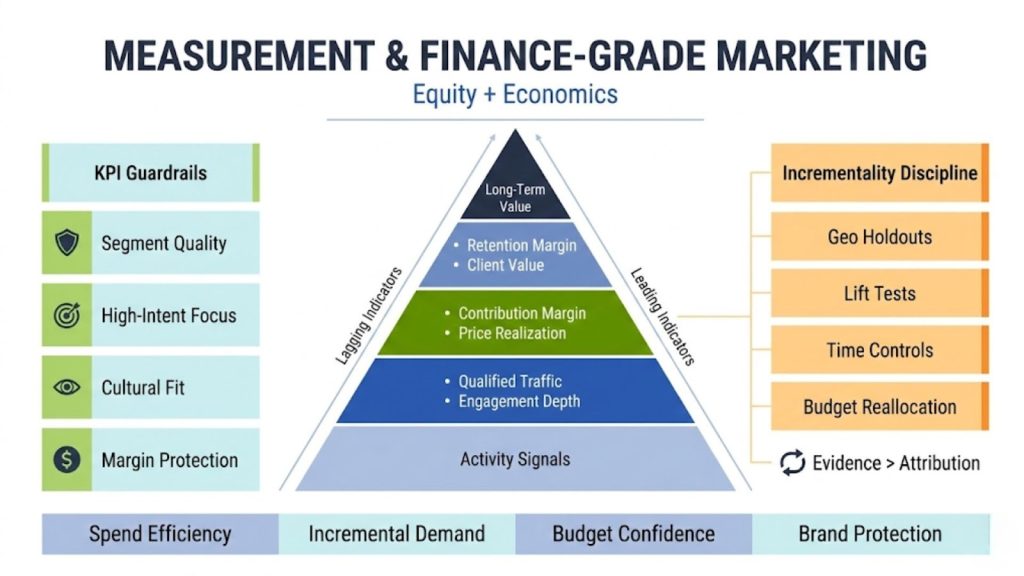 Measurement and finance-grade marketing for luxury