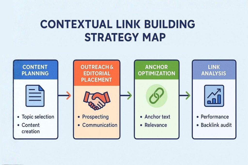 Contextual Link Building Strategy Map
