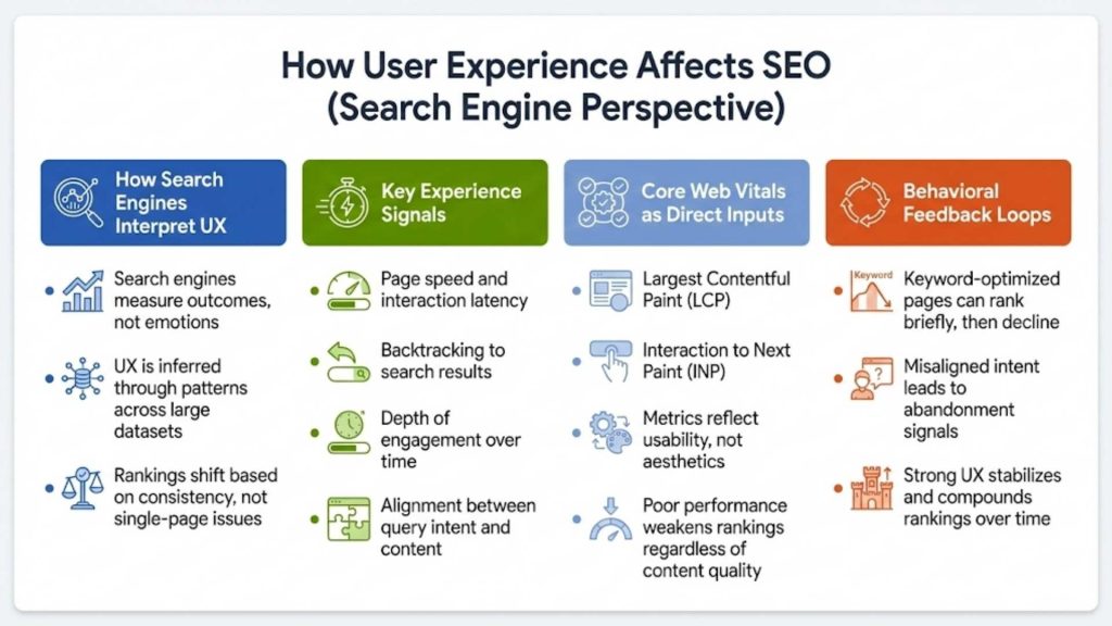 How User Experience Affects SEO from a Search Engine Perspective