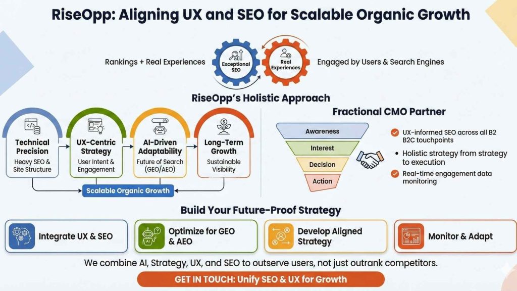 RiseOpp: Aligning UX and SEO for Scalable Organic Growth