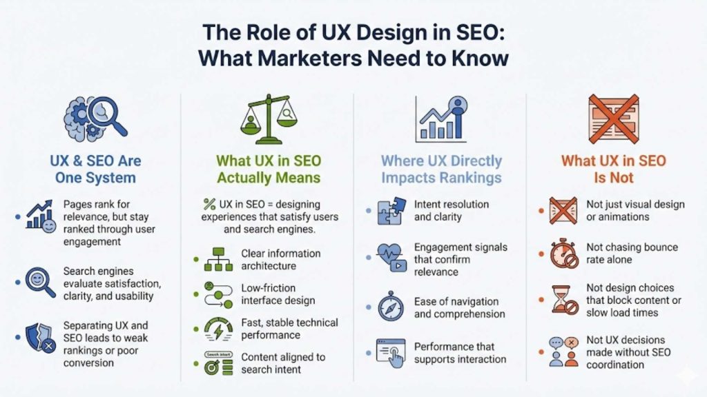 The Role of UX Design in SEO: What Marketers Need to Know
