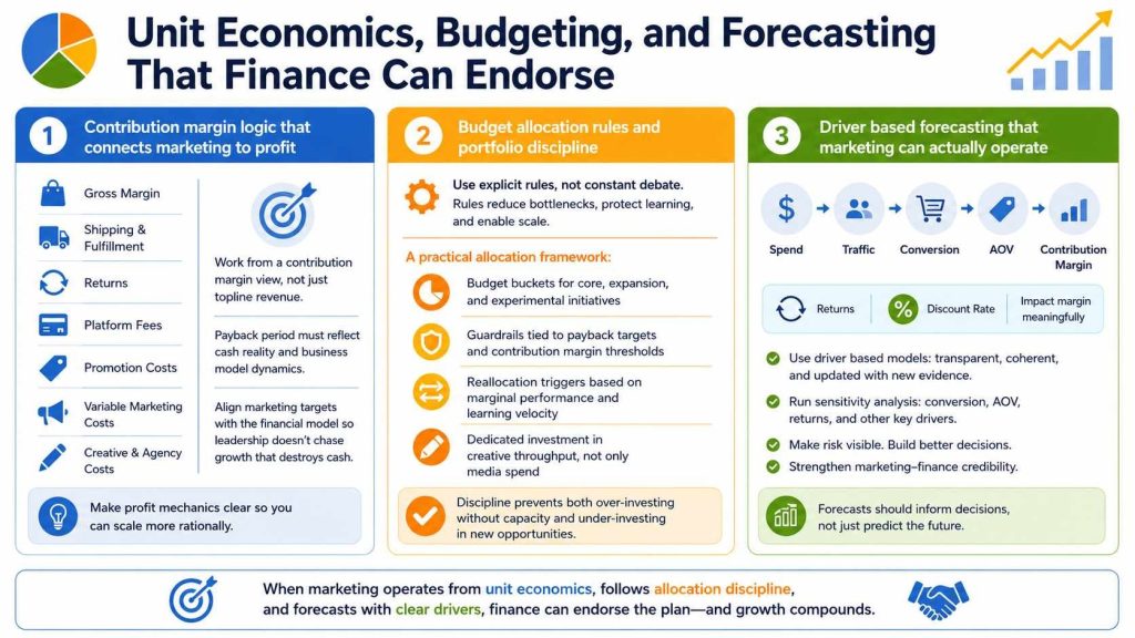 Unit Economics, Budgeting, and Forecasting That Finance Can Endorse