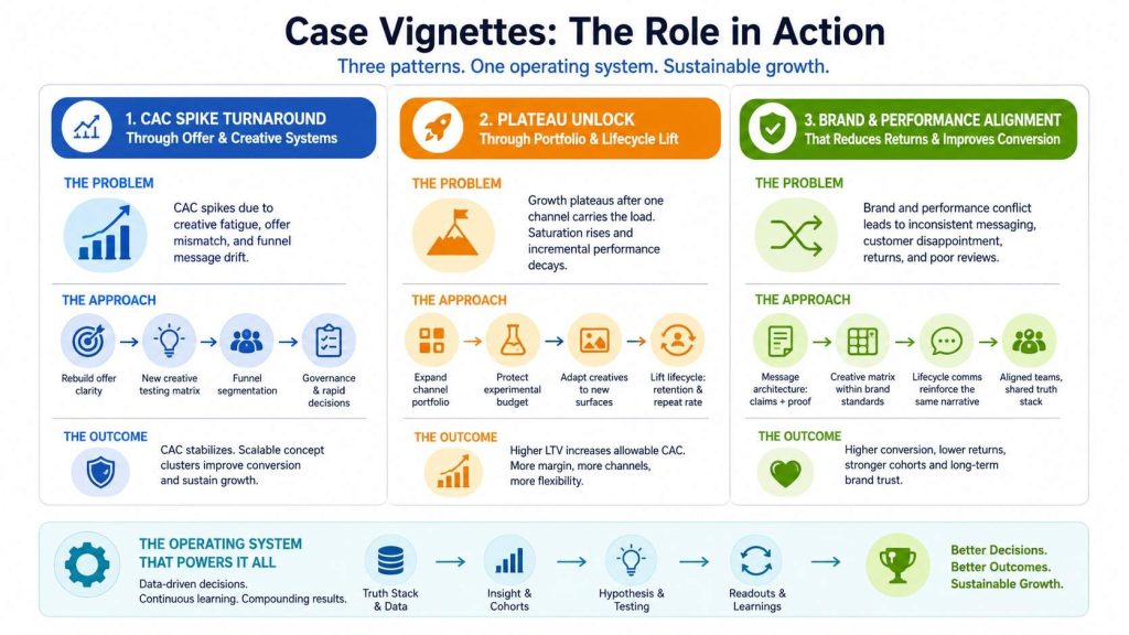 Case Vignettes That Show the Role in Action