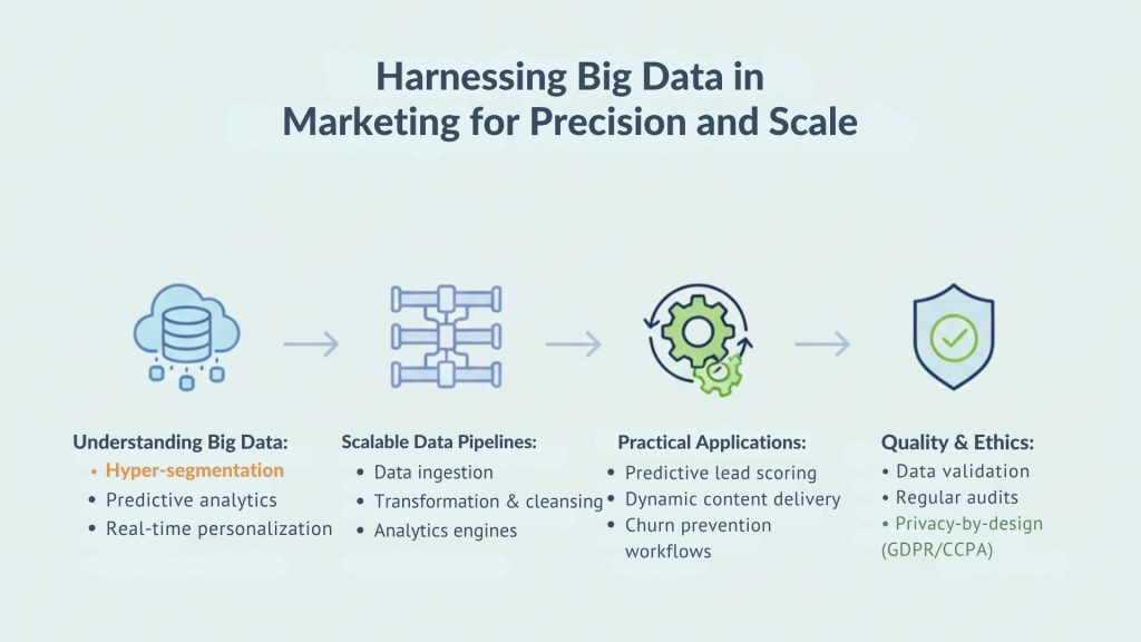 Harnessing Big Data in Marketing for Precision and Scale