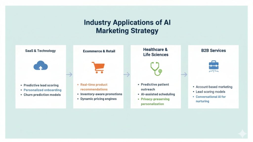 Industry Applications of AI Marketing Strategy