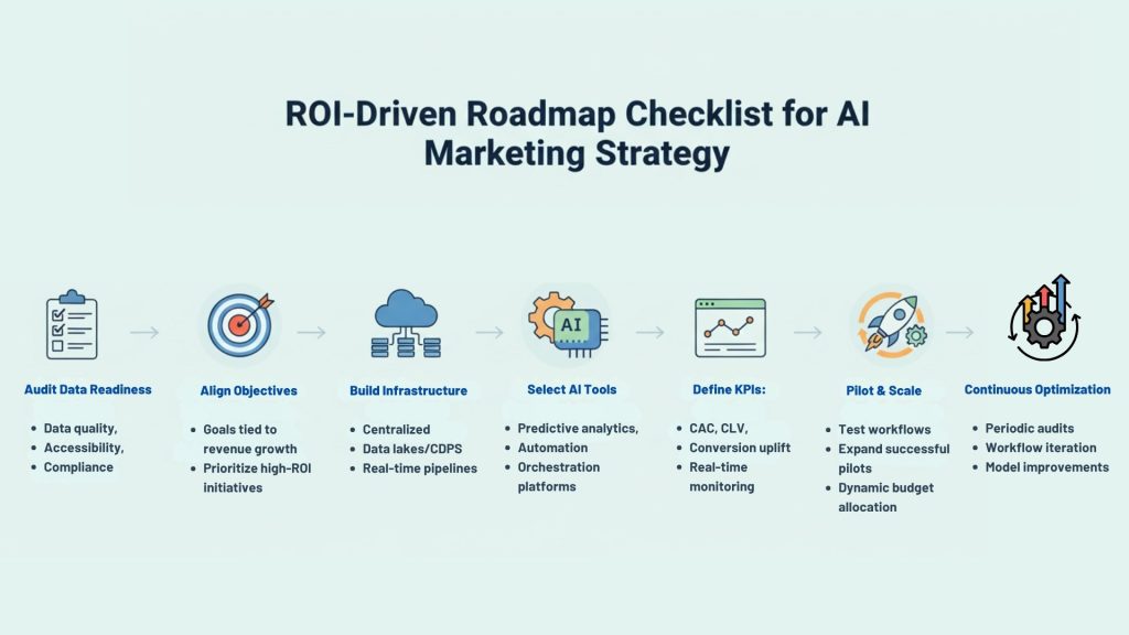 ROI-Driven Roadmap Checklist for AI Marketing Strategy