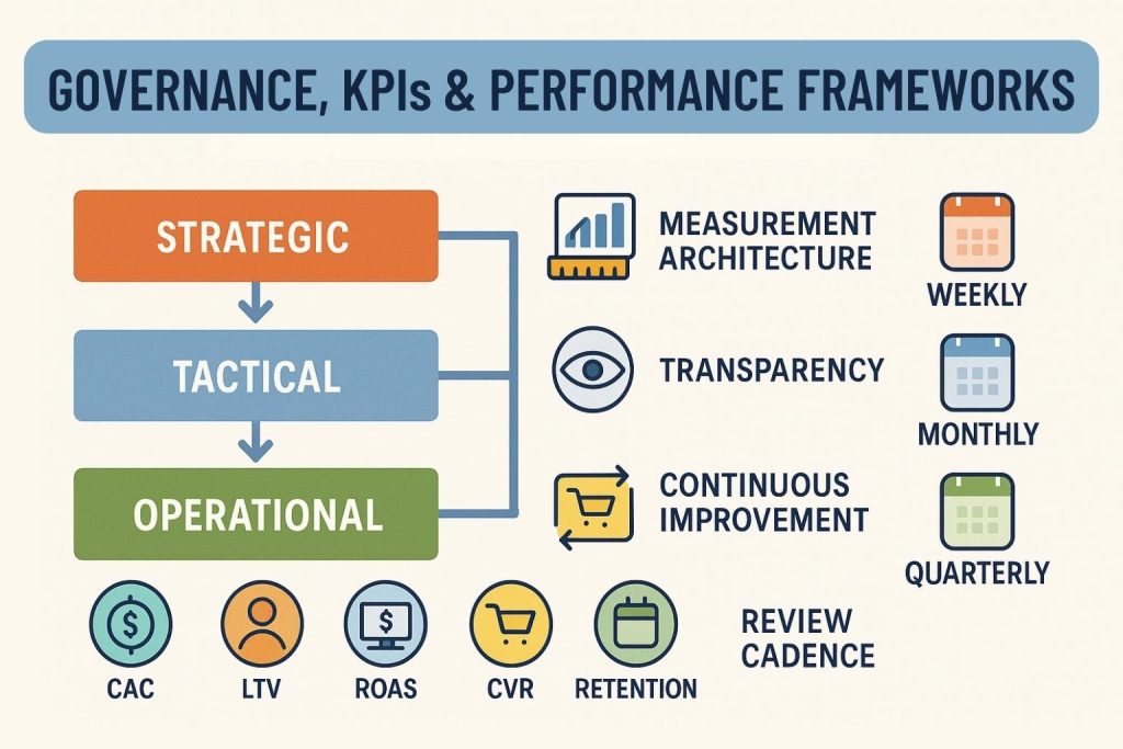 Governance, KPIs & Performance Frameworks
