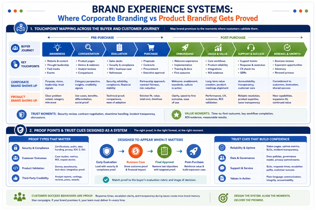 Brand Experience Systems: Where Corporate Branding vs Product Branding Gets Proved