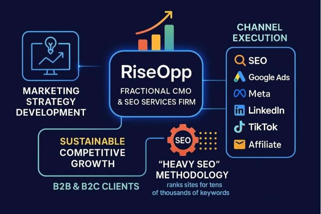 RiseOpp Fractional CMO and SEO Services Firm
