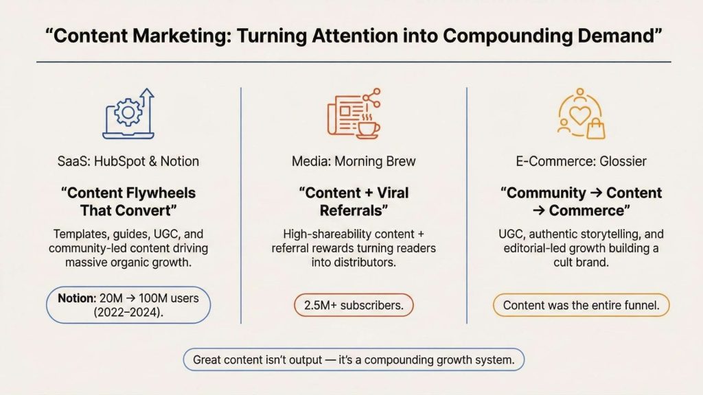 Content Marketing Turning Attention into Compounding Demand
