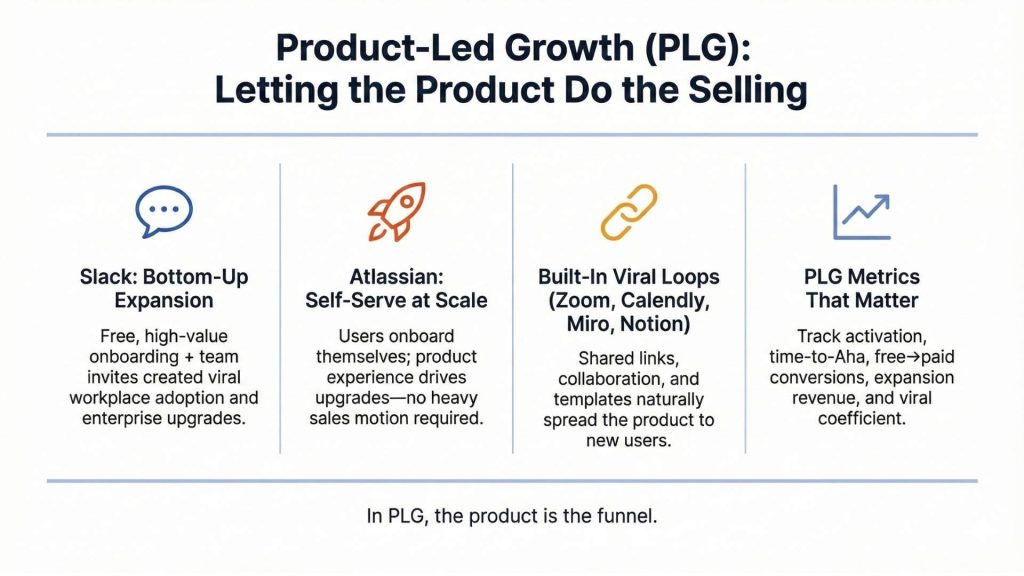 Product-Led Growth (PLG): Letting the Product Do the Selling
