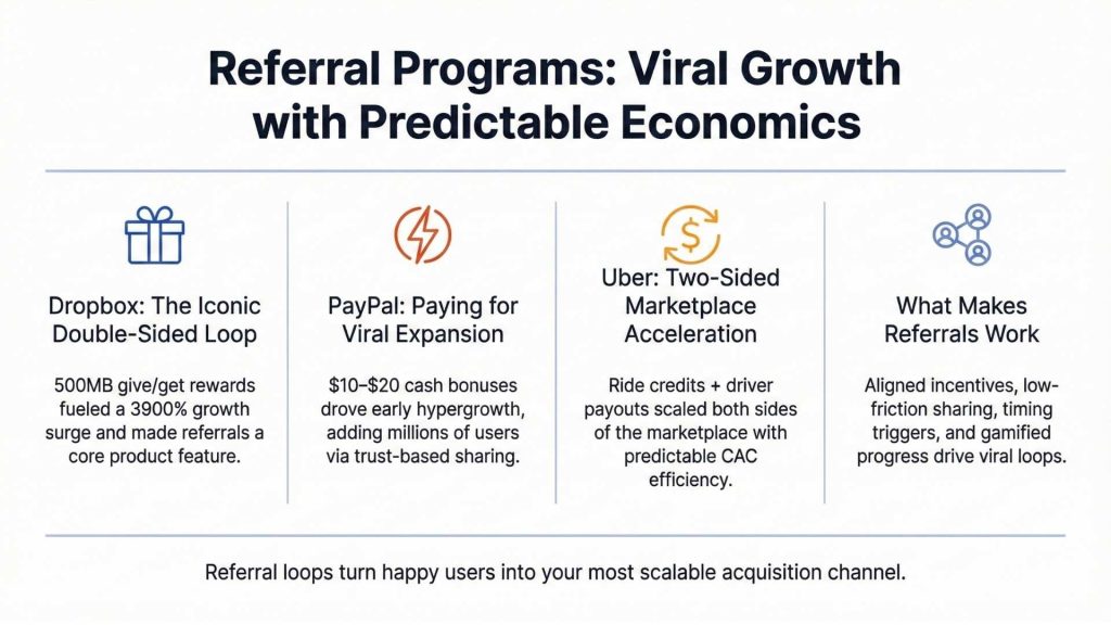 Referral Programs Viral Growth with Predictable Economics
