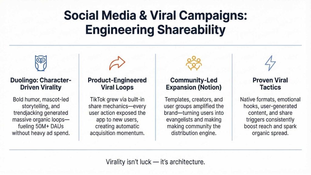 Social Media & Viral Campaigns: Engineering Shareability
