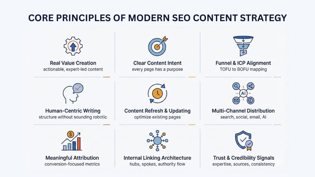 Core Principles of Modern SEO Content Strategy
