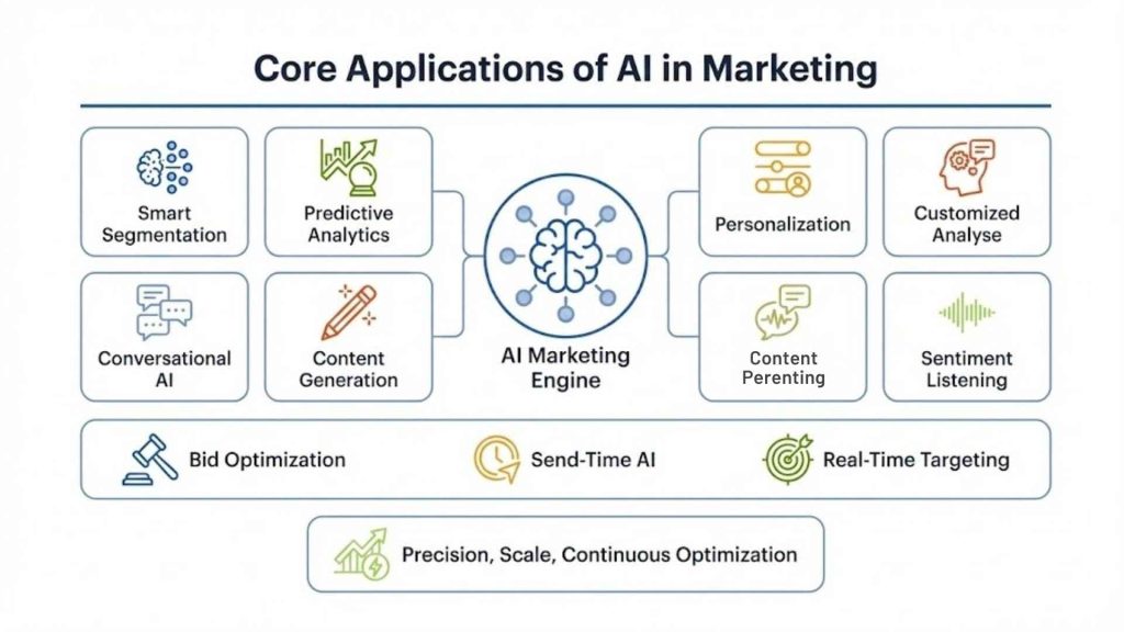 Core Applications of AI in Marketing