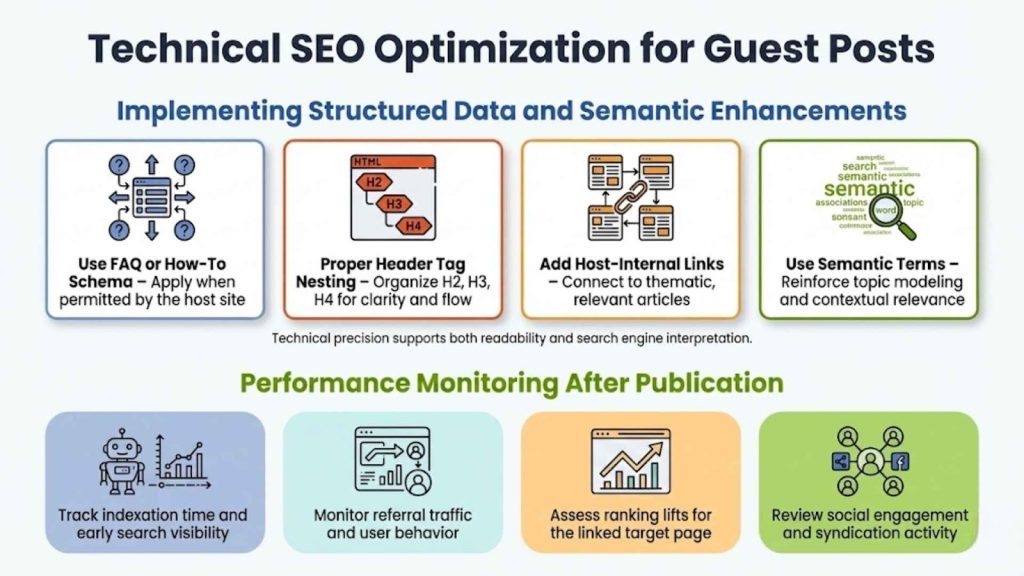 Technical SEO Optimization for Guest Posts