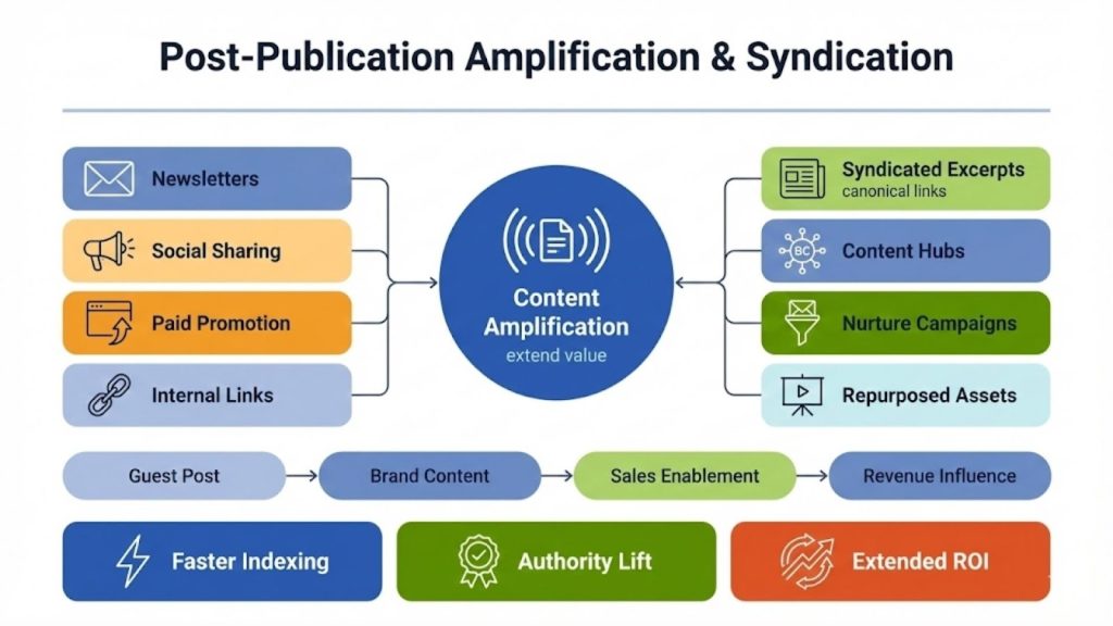 Post-Publication Amplification and Syndication