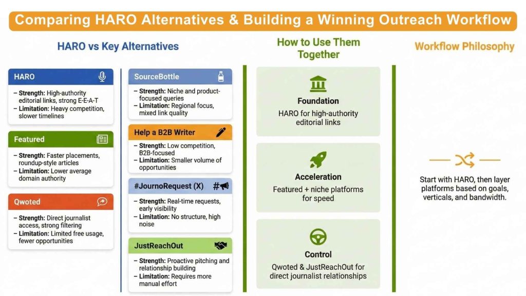 Comparing HARO Alternatives and Building a Winning Outreach Workflow