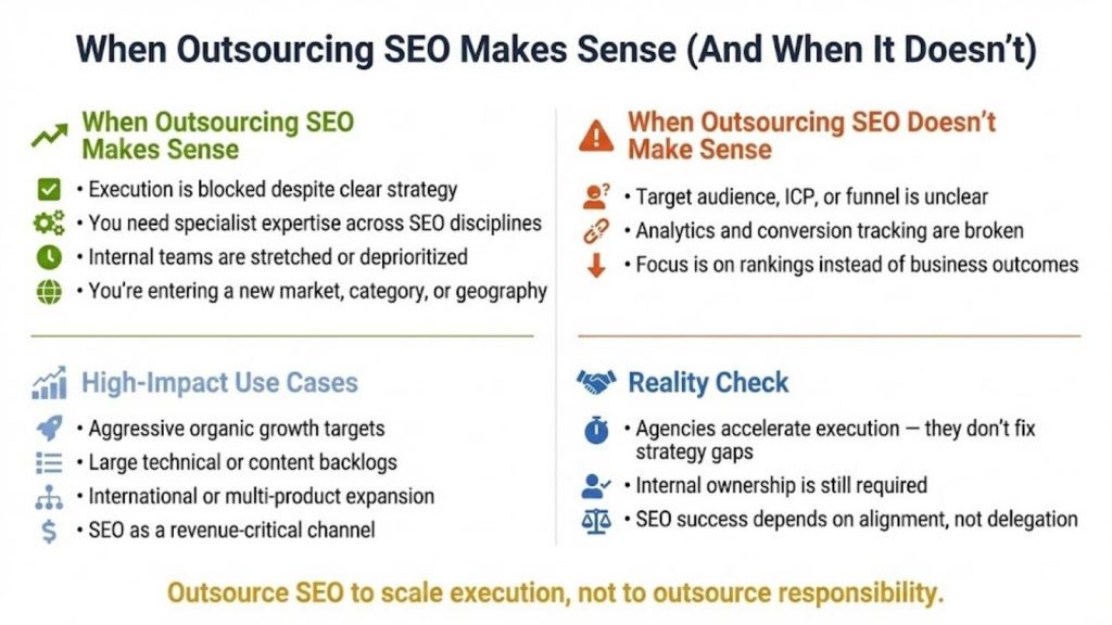 When Outsourcing SEO Makes Sense (And When It Doesn’t)