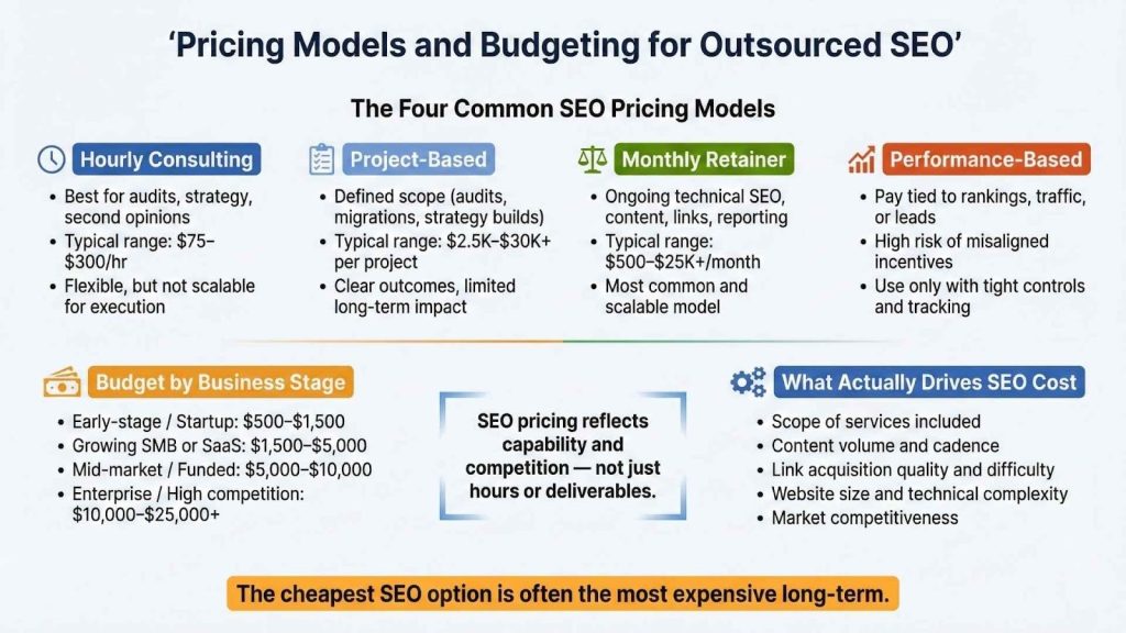 Pricing Models and Budgeting for Outsourced SEO