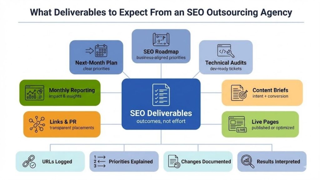 What Deliverables to Expect From an SEO Outsourcing Agency