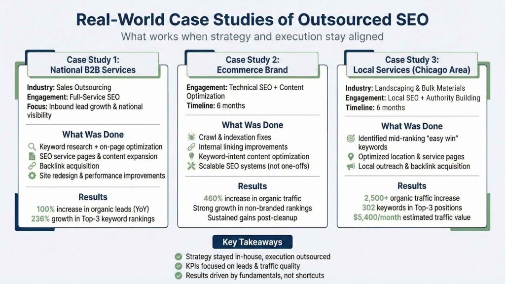 Real-World Case Studies of Outsourced SEO