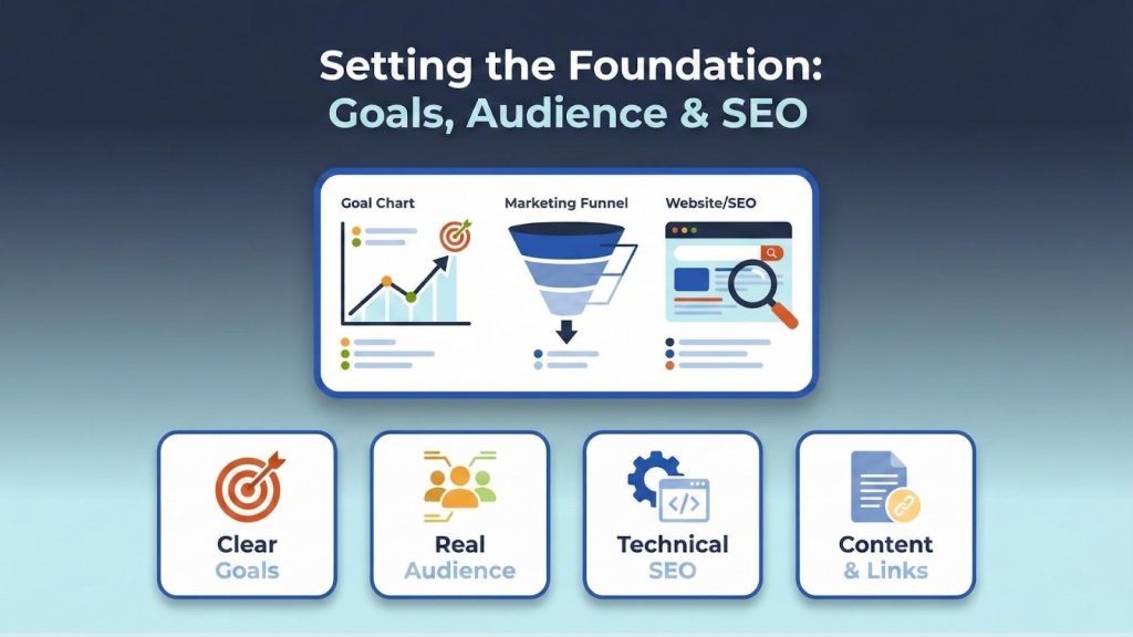 Setting the Foundation: Goals, Audience & SEO
