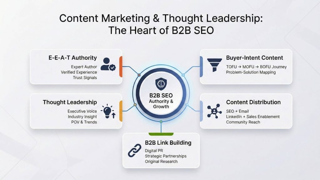 Content Marketing & Thought Leadership: The Heart of B2B SEO
