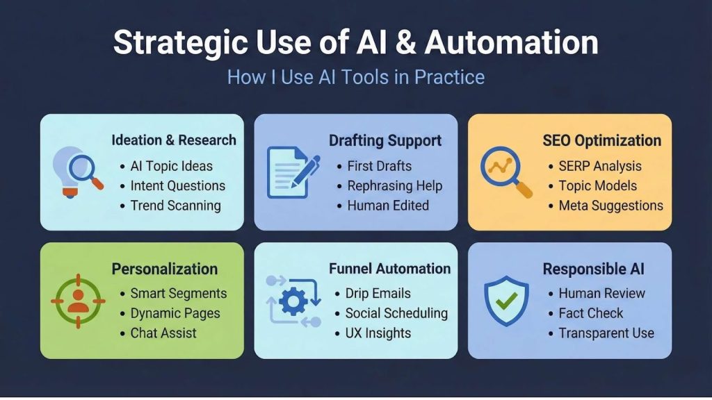 Strategic Use of AI & Automation
