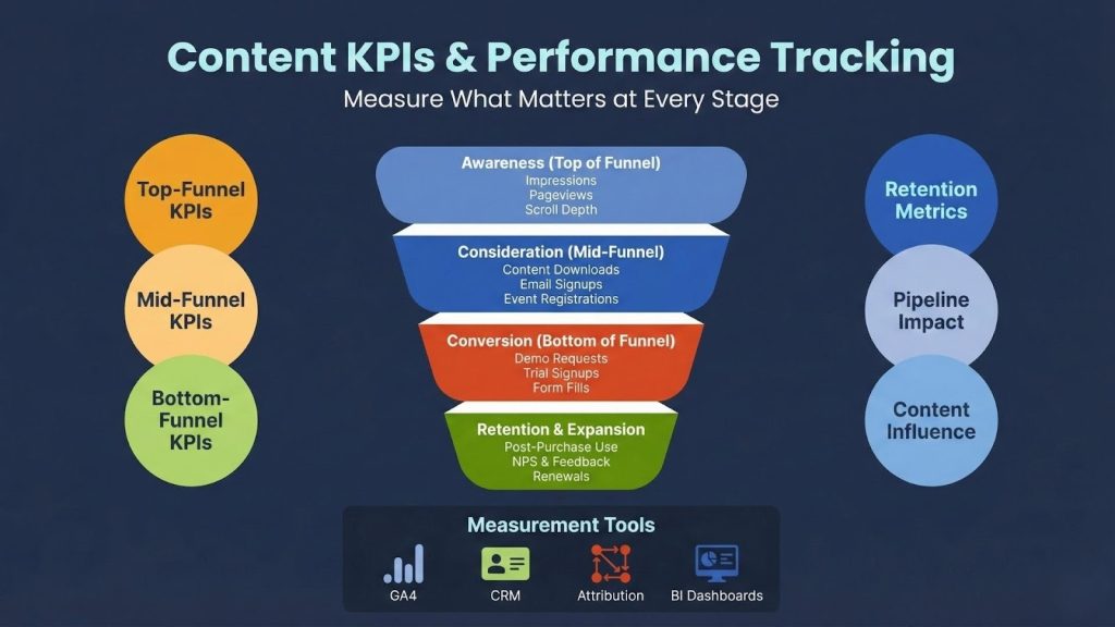 Content Marketing Strategy KPIs and Performance Tracking
