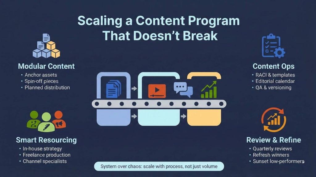 Scaling a Content Marketing Strategy that Doesn’t Break
