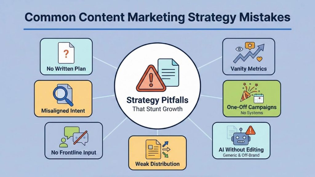 Common Content Marketing Strategy Mistakes
