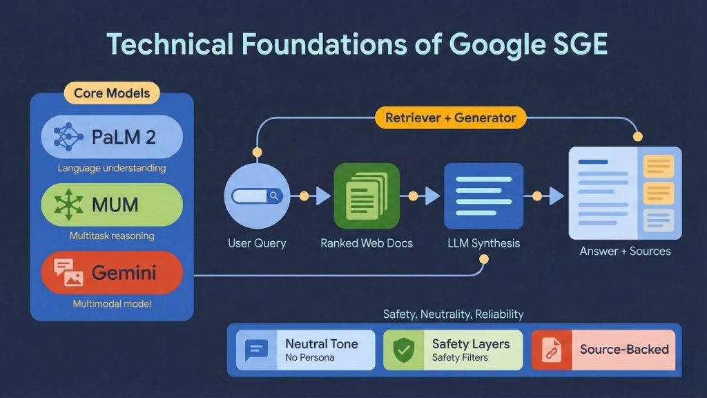 Technical foundations of Google’s Search Generative Experience (SGE)