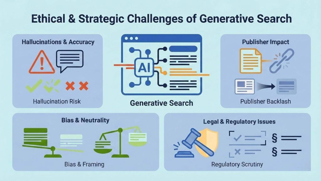 Ethical & Strategic Challenges of Generative Search